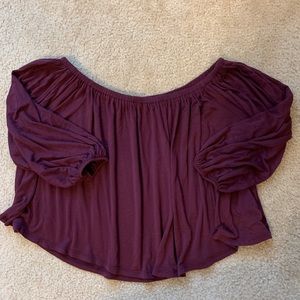 off the shoulder blouse